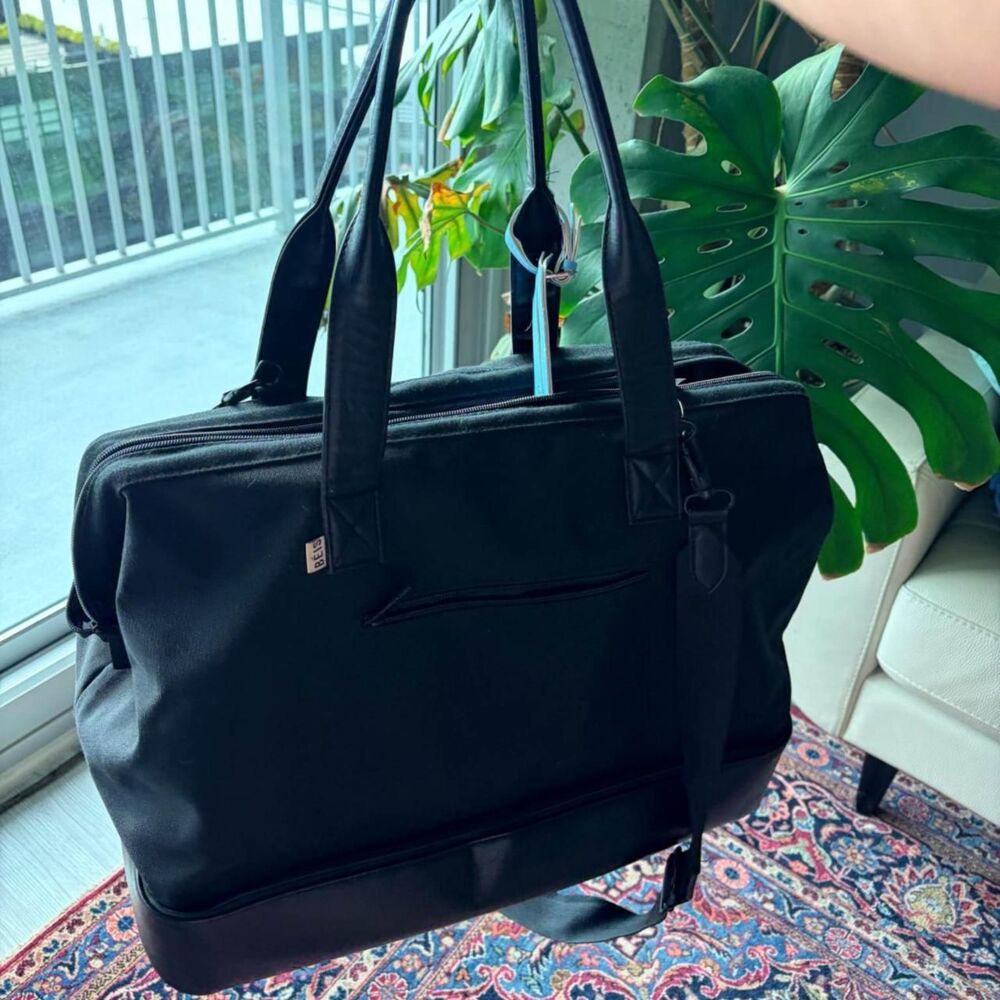 Beis Weekender Black Bag